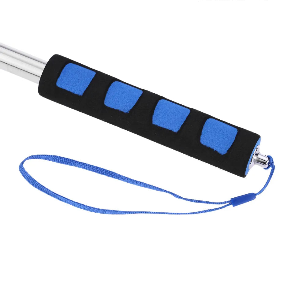 2 meter hand-held telescopic flagpole made of stainless steel