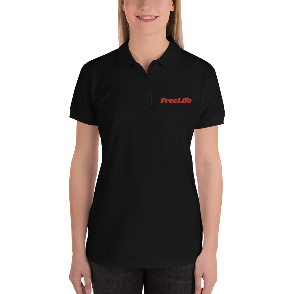 FL Lady Polo-Shirt bestickt
