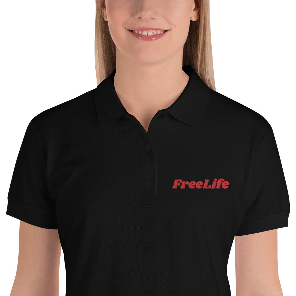 FL Lady Polo-Shirt bestickt