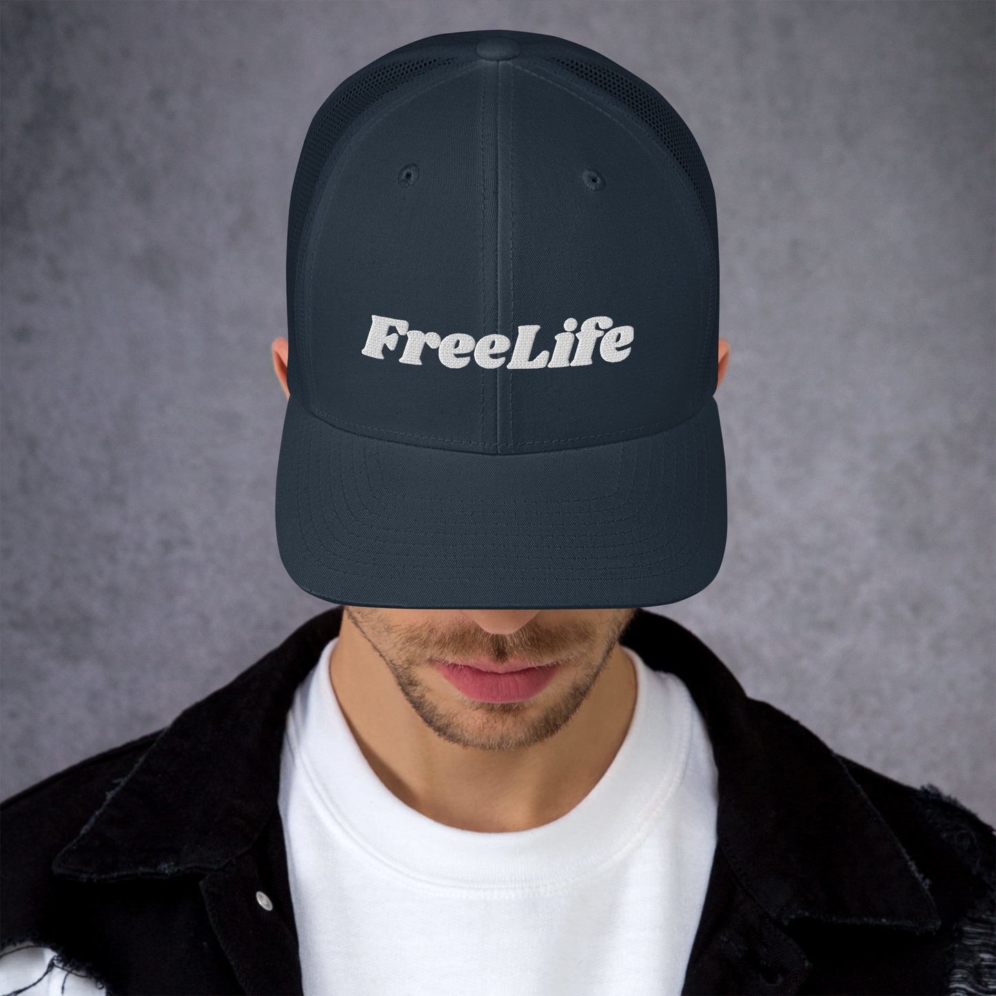 Classic FL Cap Navy (White Lettering)