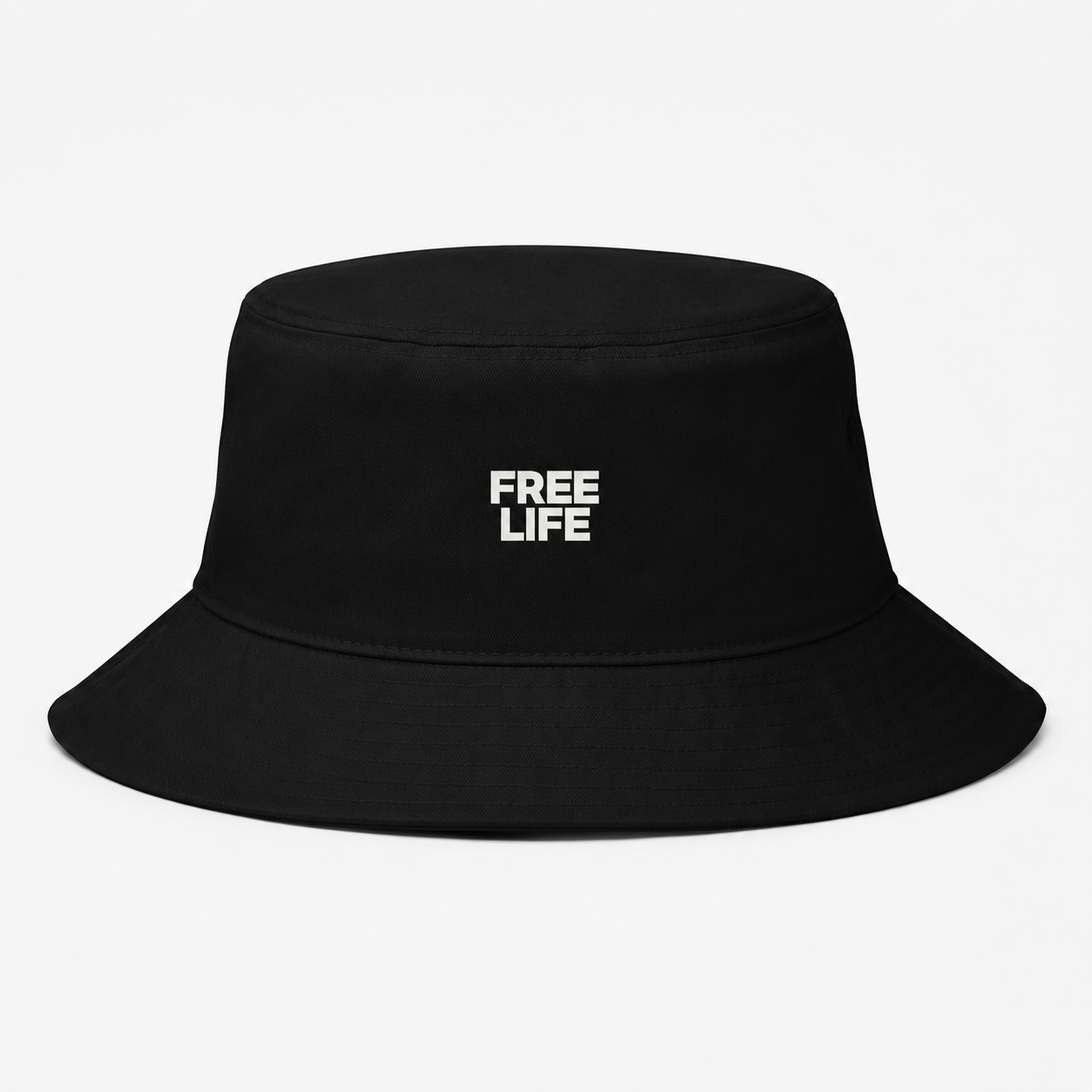 Free Life Signature Fisher Hat – Black