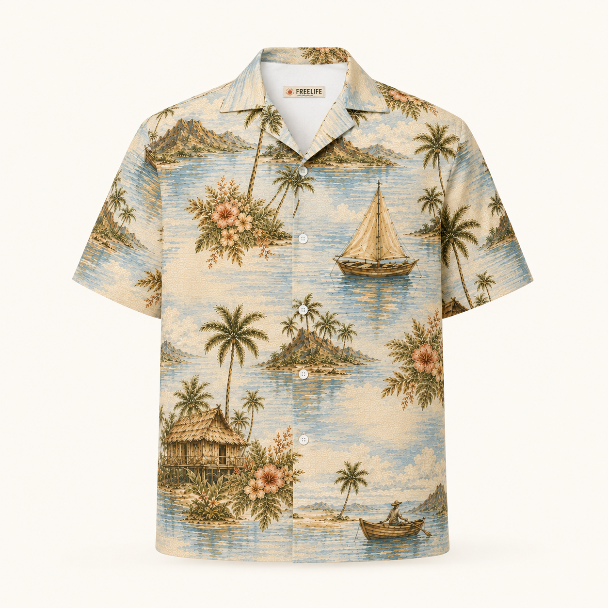 FREELIFE Island Escape Resort Shirt – Unisex