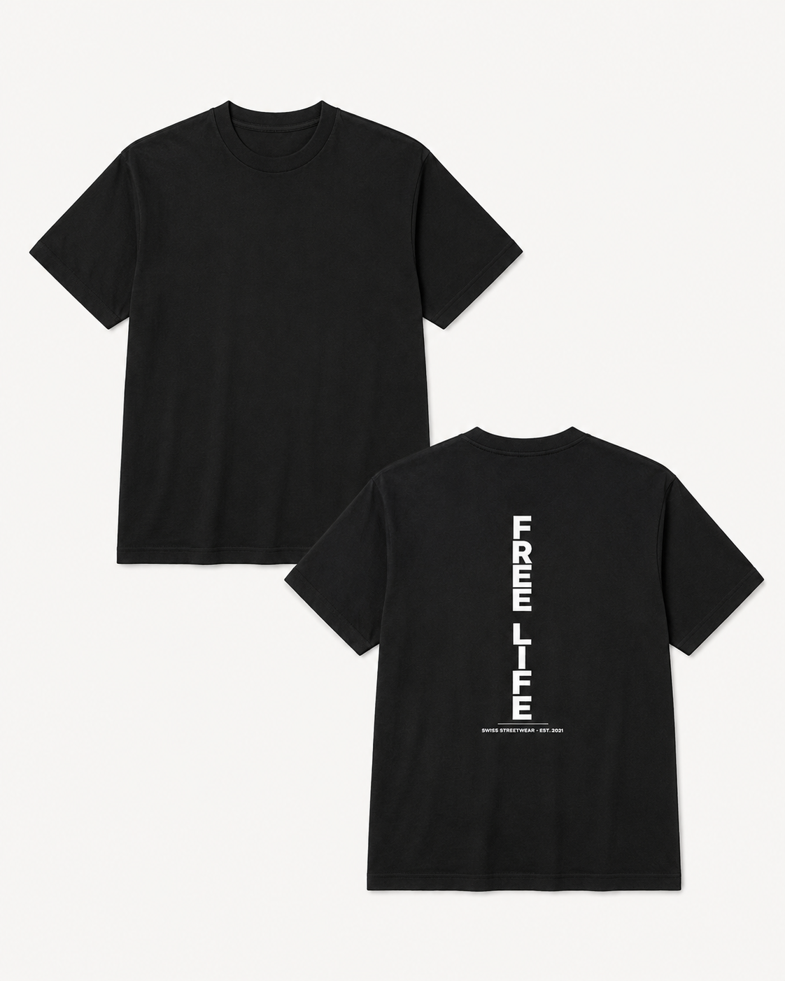 Free Life Signature Backprint Tee